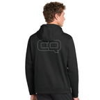 Unisex Adult Performance Fleece Hoodie with Front Pocket - Black CQ