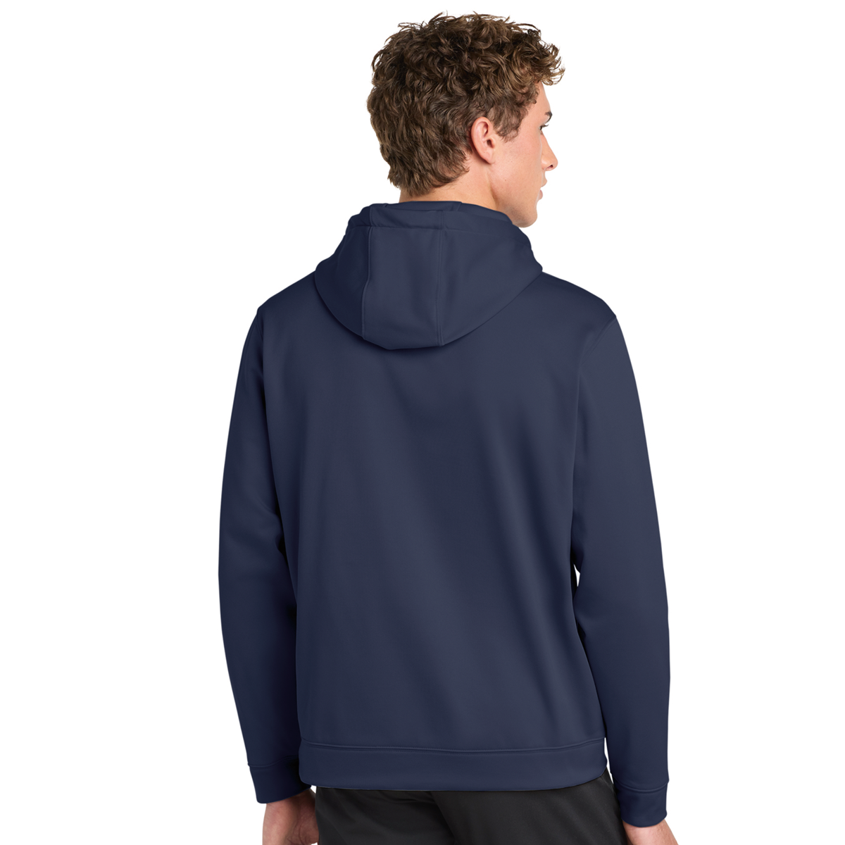 Unisex Adult Performance Fleece Hoodie with Front Pocket - Blue Level Up