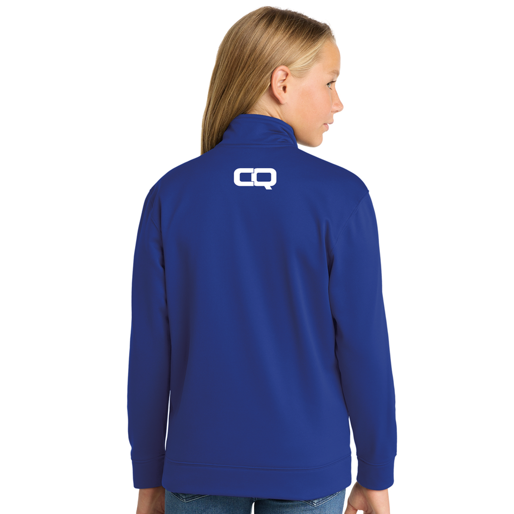 Unisex Youth Full-Zip Fleece Jacket - True Royal
