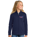 Unisex Youth Full-Zip Fleece Jacket - Navy