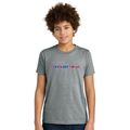 Unisex Youth Cotton-Poly Tee - Grey CQ
