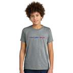 Unisex Youth Cotton-Poly Tee - Grey CQ