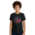 Unisex Youth Cotton-Poly Tee - Black Level Up