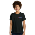 Unisex Youth Cotton-Poly Tee - Black CQ Level Up
