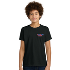 Unisex Youth Cotton-Poly Tee - Black CQ Level Up