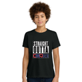 Unisex Youth Cotton-Poly Tee - Black SOC