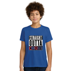 Unisex Youth Cotton-Poly Tee - Blue SOC