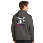 Unisex Adult Performance Fleece Hoodie with Front Pocket - Grey SOC