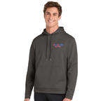 Unisex Adult Performance Fleece Hoodie with Front Pocket - Grey SOC