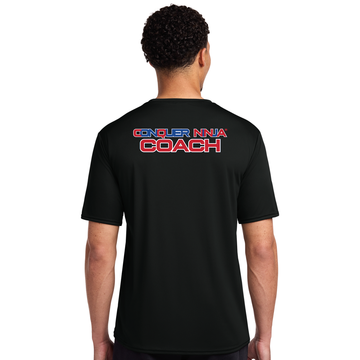 Coach's Unisex Adult Performance Moisture-Wicking Tee - Black