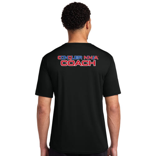 Coach's Unisex Adult Performance Moisture-Wicking Tee - Black