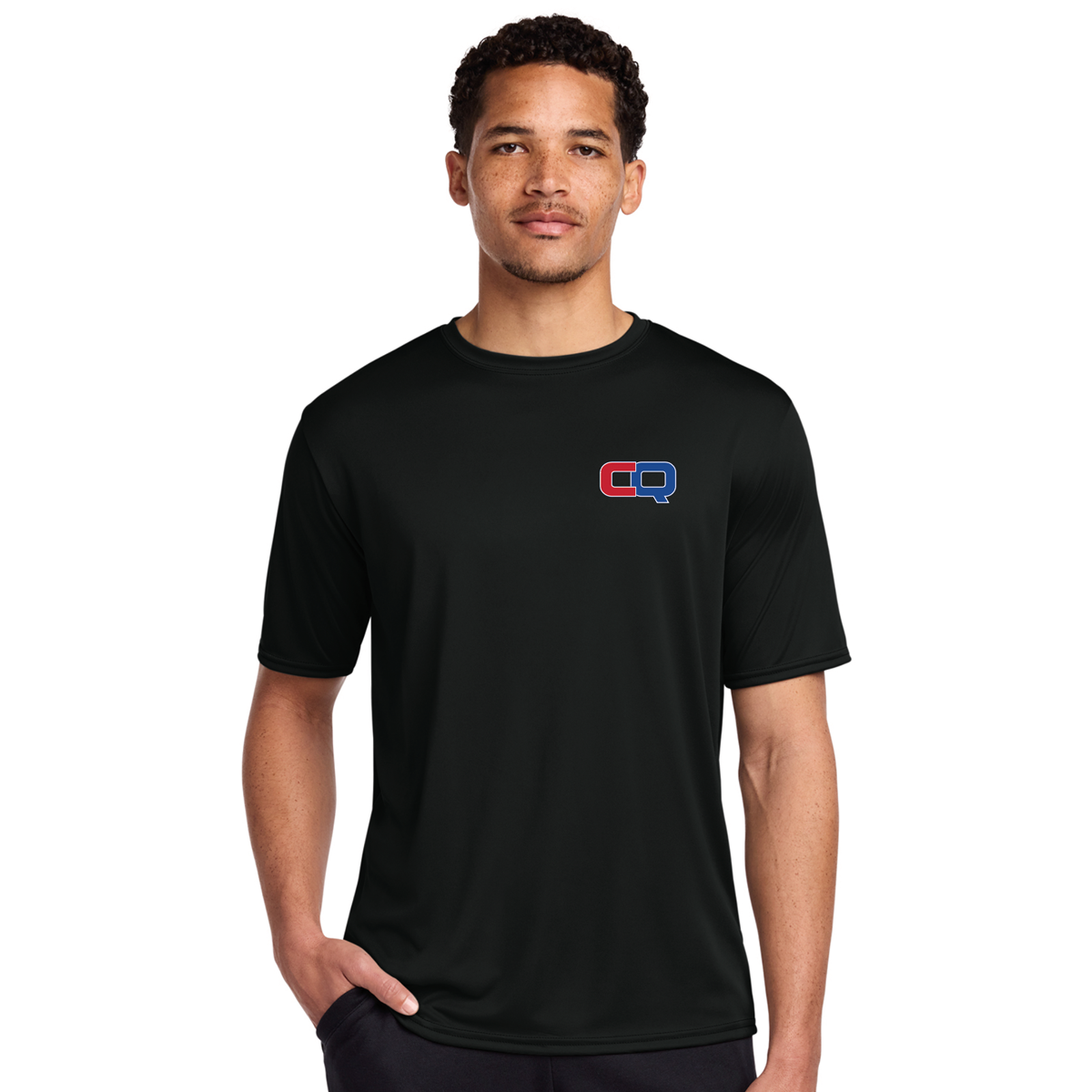Coach's Unisex Adult Performance Moisture-Wicking Tee - Black