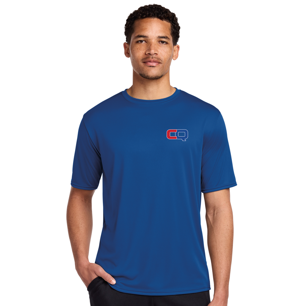 Coach's Unisex Adult Performance Moisture-Wicking Tee - Blue