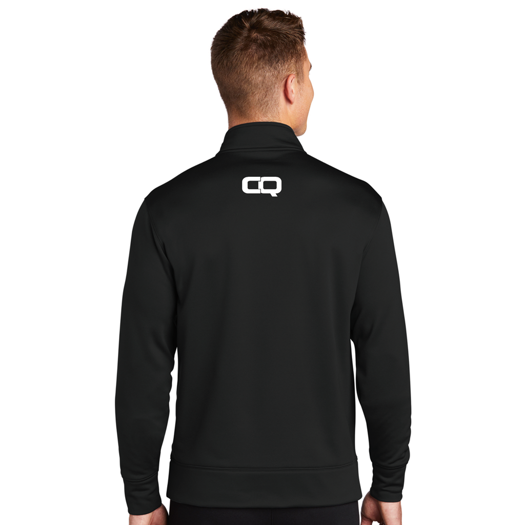Unisex Adult Fleece Full-Zip Jacket - Black