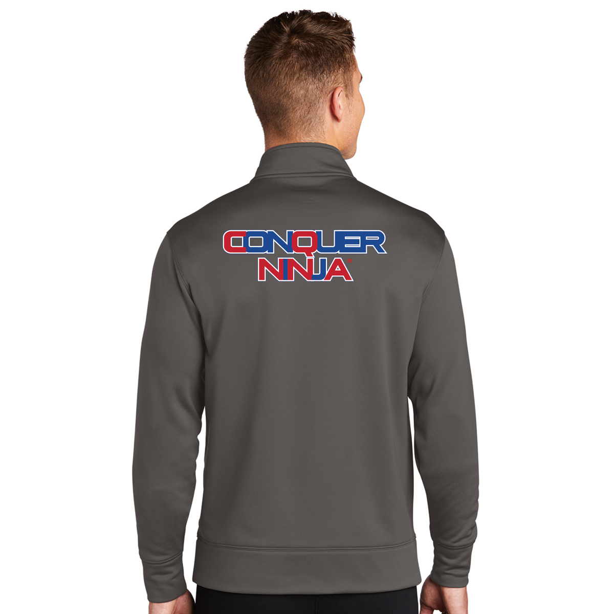 Unisex Adult Fleece Full-Zip Jacket - Iron Grey