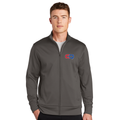 Unisex Adult Fleece Full-Zip Jacket - Iron Grey