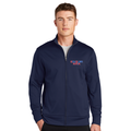 Unisex Adult Fleece Full-Zip Jacket - Navy