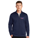 Unisex Adult Fleece Full-Zip Jacket - Navy