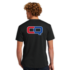 Unisex Adult Short-Sleeve Cotton T-Shirt - Black CQ
