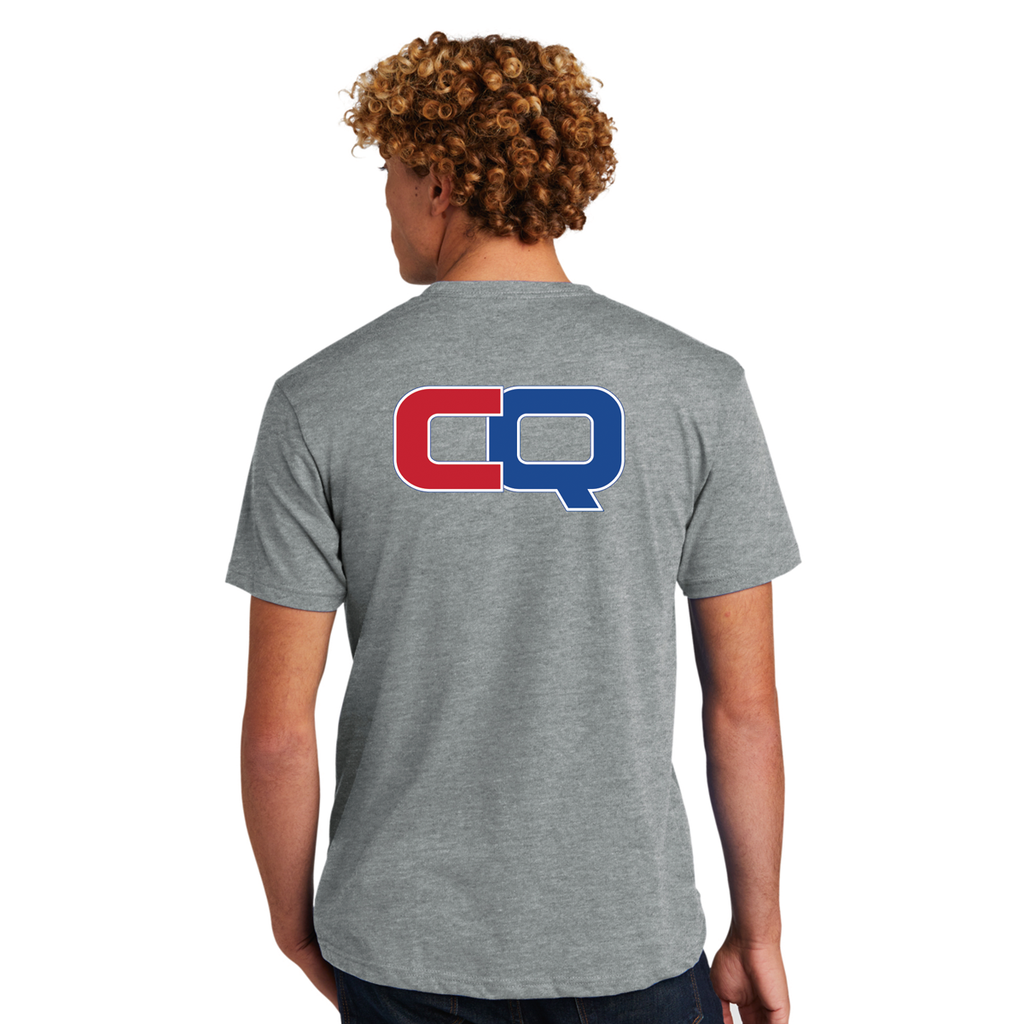 Unisex Adult Short-Sleeve Cotton T-Shirt - Grey CQ
