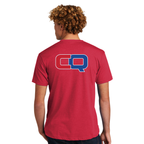 Unisex Adult Short-Sleeve Cotton T-Shirt - Red CQ