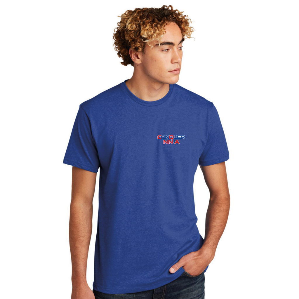Unisex Adult Short-Sleeve Cotton T-Shirt - Blue CQ Level Up