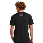 Unisex Adult Short-Sleeve Cotton T-Shirt - Black
