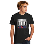 Unisex Adult Short-Sleeve Cotton T-Shirt - Black