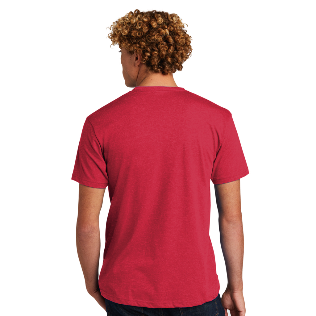 Unisex Adult Short-Sleeve Cotton T-Shirt - Red