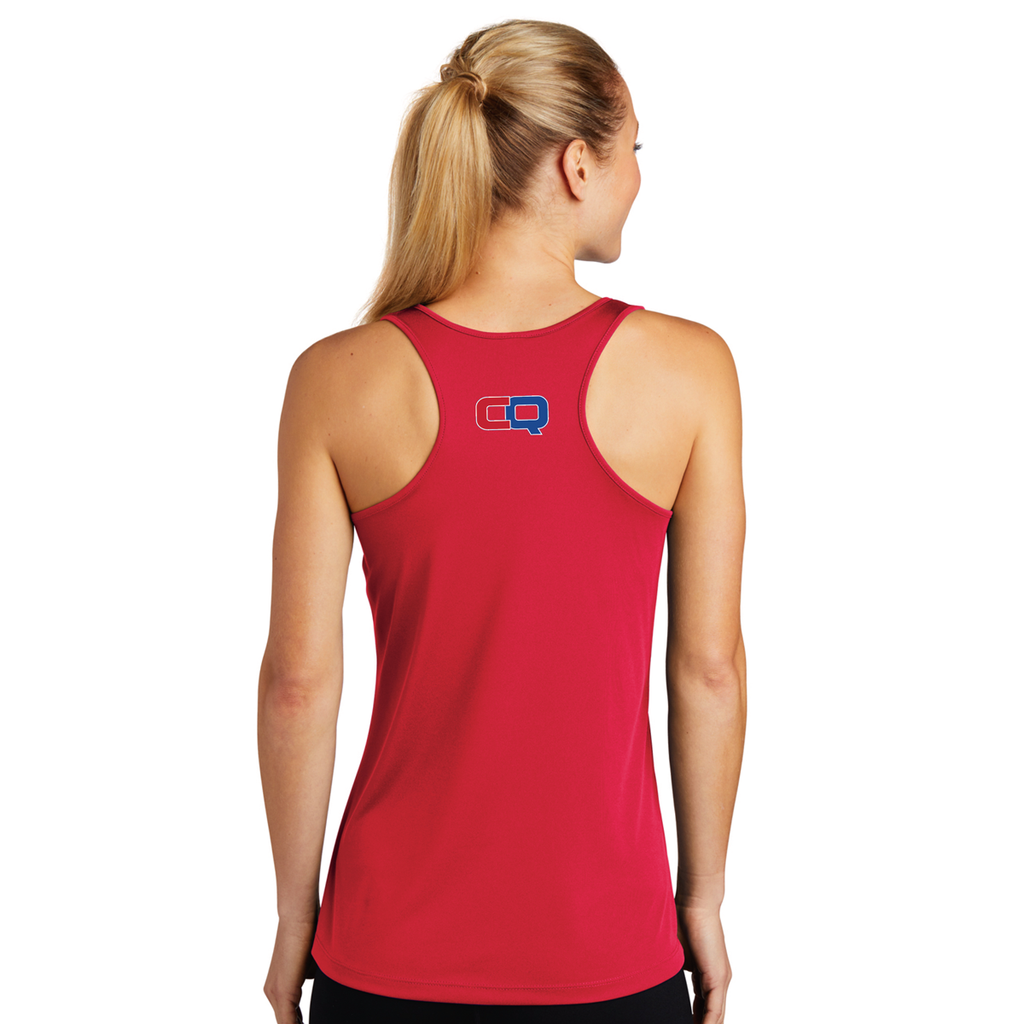 Women's Racerback Performance Tank Top - Red