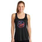 Women's Racerback Performance Tank Top - Black Level Up