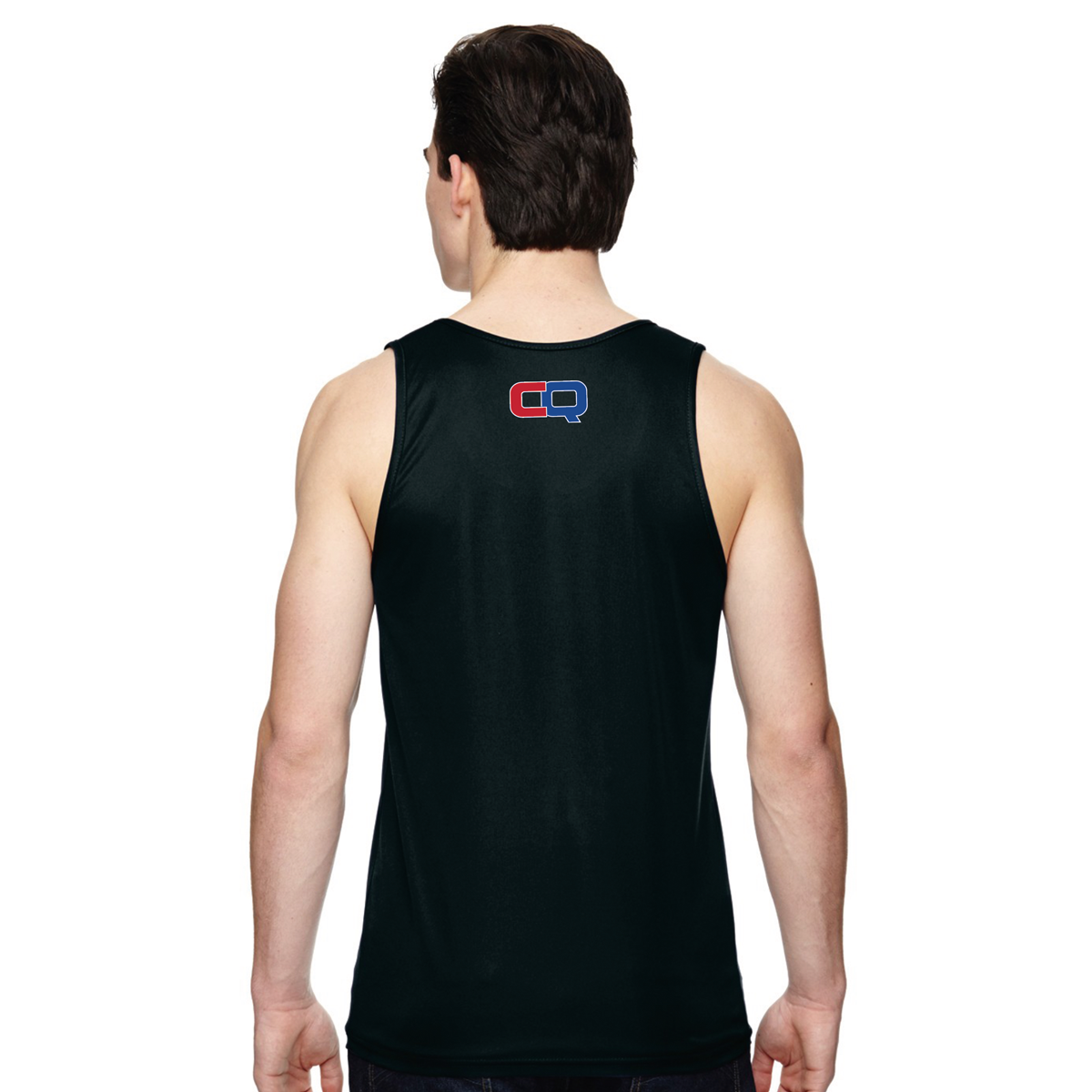 Men's Athletic Moisture-Wicking Performance Tank Top - Black