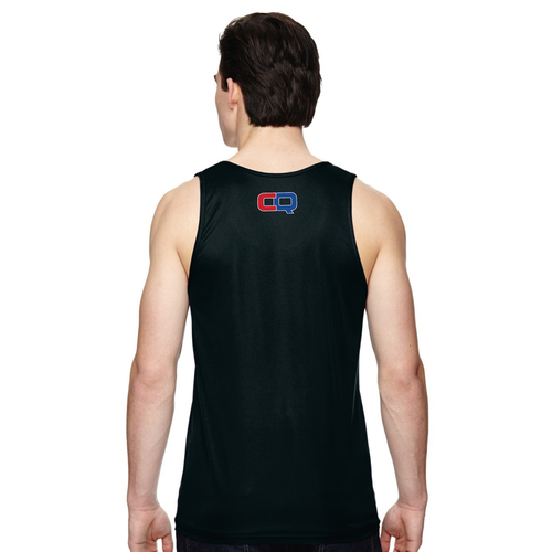 Men's Athletic Moisture-Wicking Performance Tank Top - Black