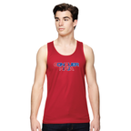 Men's Athletic Moisture-Wicking Performance Tank Top - Red