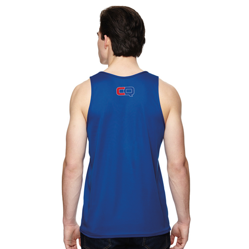 Men's Athletic Moisture-Wicking Performance Tank Top - Blue