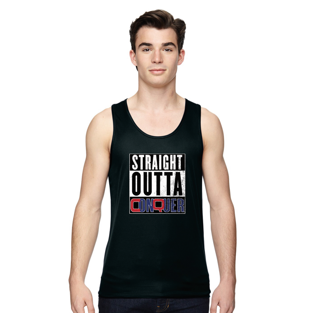 Men's Athletic Moisture-Wicking Performance Tank Top - SOC